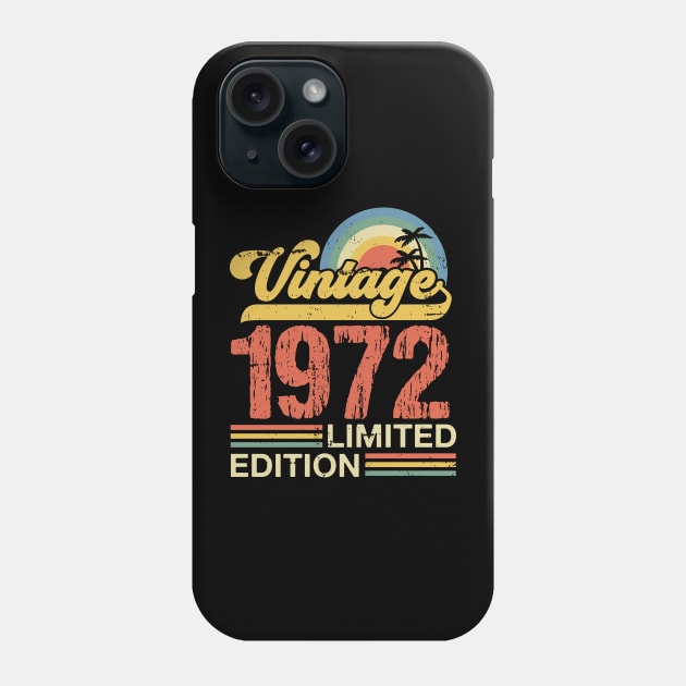 Retro vintage 1972 limited edition Phone Case by Crafty Pirate 