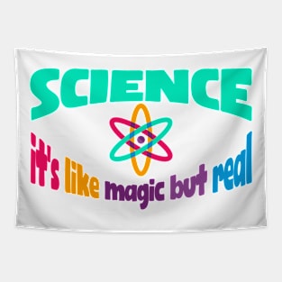 Science It's like Magic but Real Tapestry