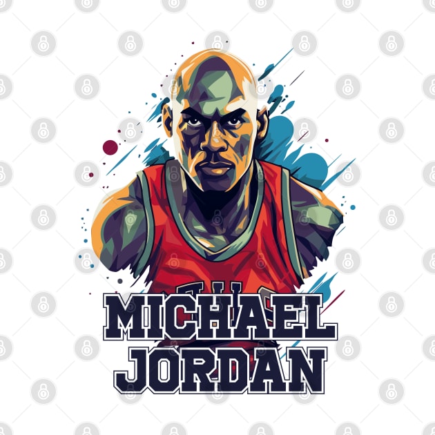 Michael Jordan by jaybeetee