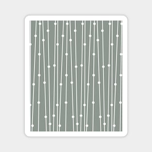 light green plain with doted stripes Magnet