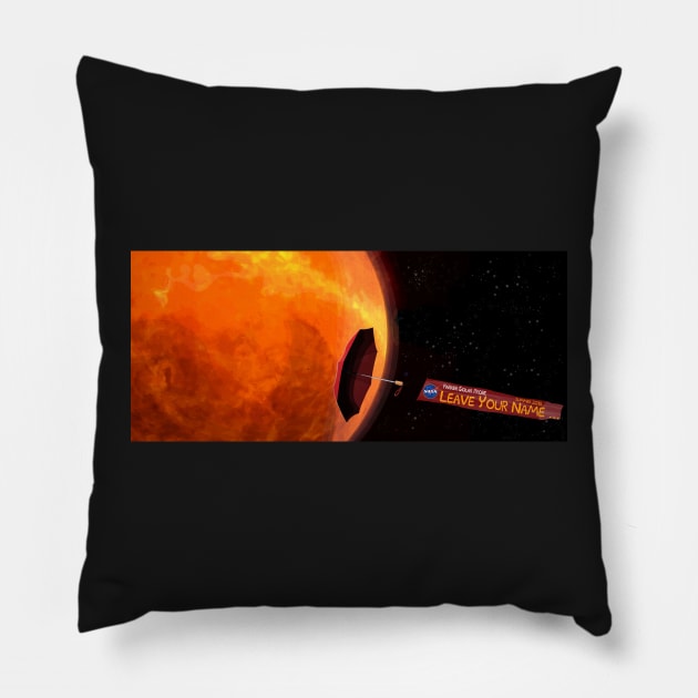 Parker Solar Probe Pillow by Crazyartsale