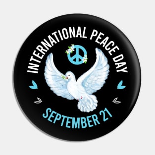 International Day of Peace 21 Sept Pin