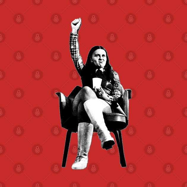 Bernadette Devlin McAliskey / Retro Graphic Artwork by feck!