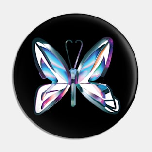 Glass butterfly Pin