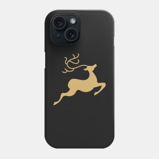 Gold Reindeer Phone Case