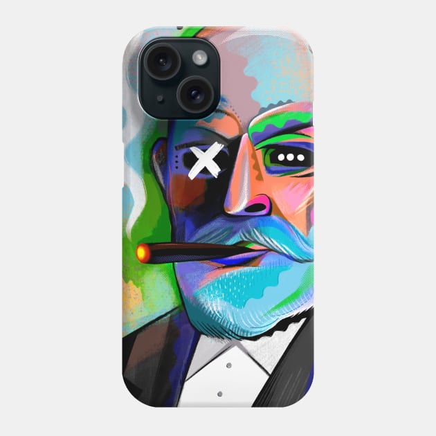 SIGMUND FREUD Phone Case by SMOKING CLUB