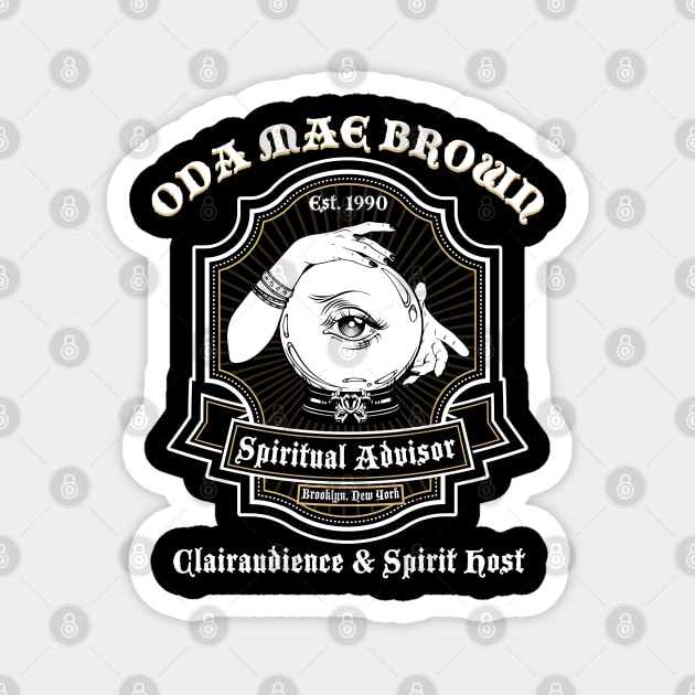 Oda Mae Brown Spiritual Advisor Magnet by Alema Art