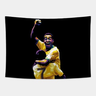 Pele Legend Football Tapestry