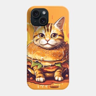 Burger Cat Phone Case