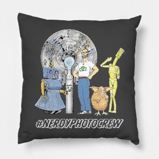 The Nerdy Photo Crew Pillow