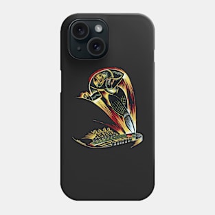 Neon Art Deco Football Phone Case