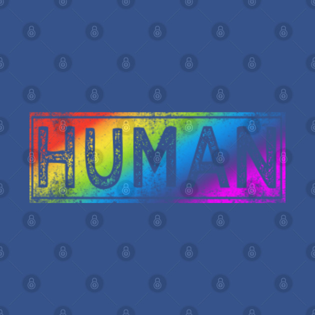 Discover human pride flag - Pride Flag - T-Shirt