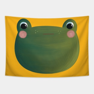 Serious Frog Tapestry