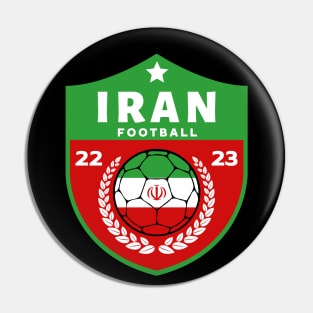 Iran Football Pin