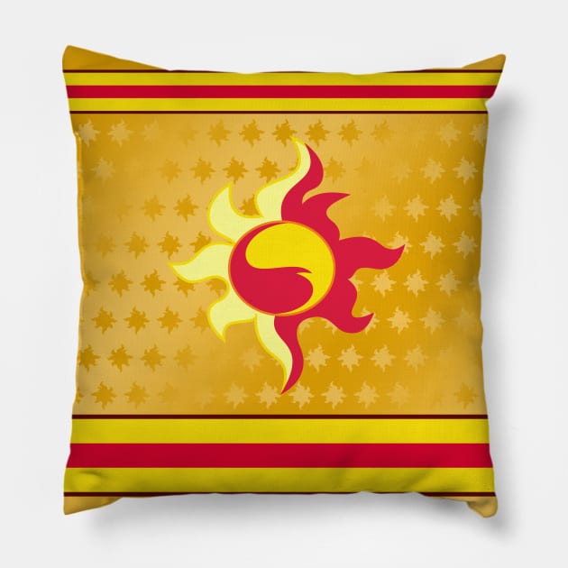 My little Pony - Sunset Shimmer Cutie Mark V5 Pillow by ariados4711