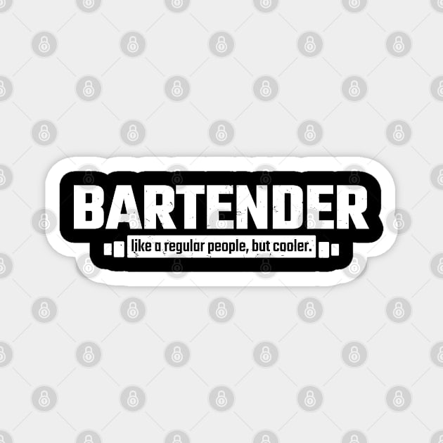 bartender Magnet by Tali Publik