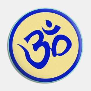 Om Spirituality Awareness Meditation Yoga Pin