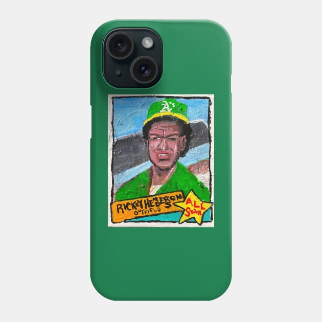 Rickey Henderson Phone Case by ElSantosWorld