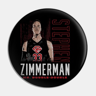 Stephen Zimmerman College Pose Pin