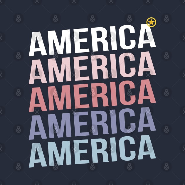 Retro America, For Americans by GlossyArtTees