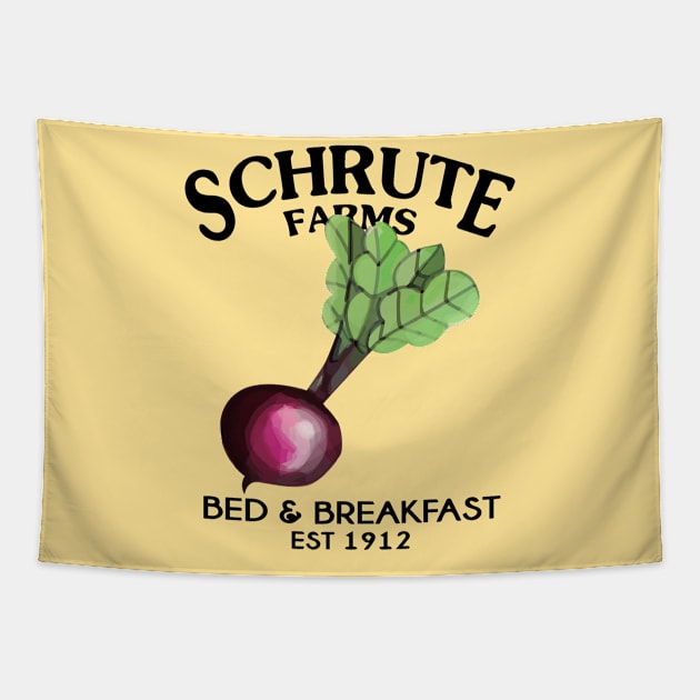 Schrute Farms Bed and Breakfast Art - Eyesasdaggers Tapestry by eyesasdaggers