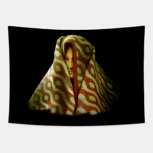 Mona Lisa Snuggle Tapestry