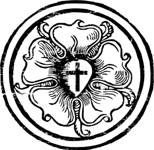 Medieval Luther Rose | Lutheran Church Magnet