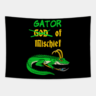 Gator of Mischief Tapestry