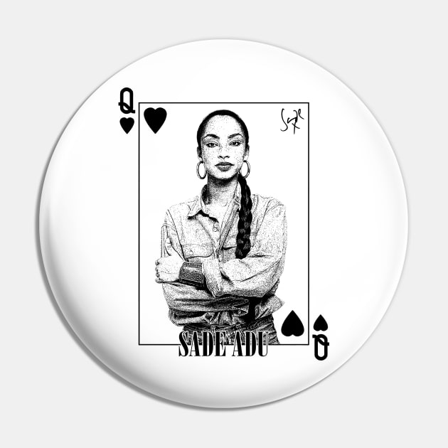 Sade Adu Vintage Singer Retro Tour Concert Pin by Garza Arcane