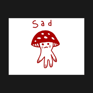 sad mushroom boy T-Shirt