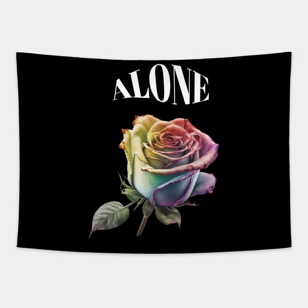 Alone Tapestry by J Best Selling⭐️⭐️⭐️⭐️⭐️