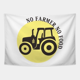 No Farmer No Food Tapestry