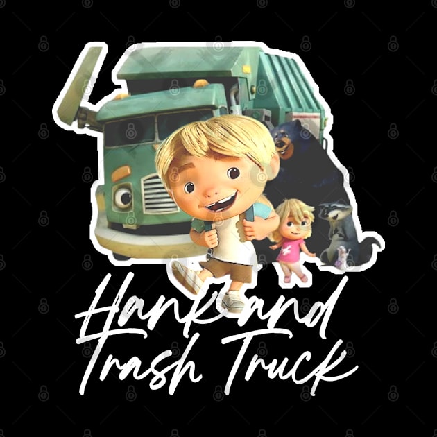 hank and trash truck by travin_k