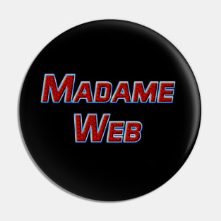 Madame Web Logo Pin