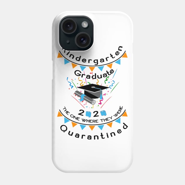Kindergarten Graduate 2020 Phone Case by BaronBoutiquesStore
