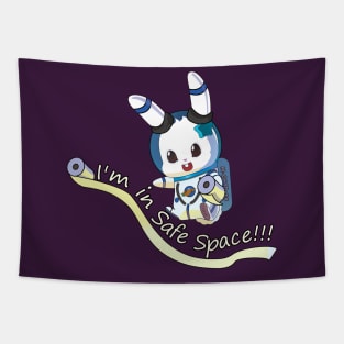 Bunny Girl in Safe Space Tapestry