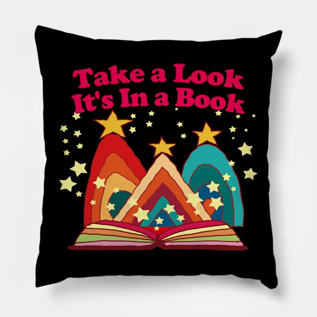 Take A Look It's In A Book Pillow by EunsooLee