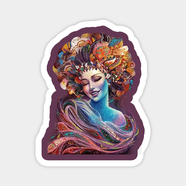 Art Anime Angel Magnet by animegirlnft