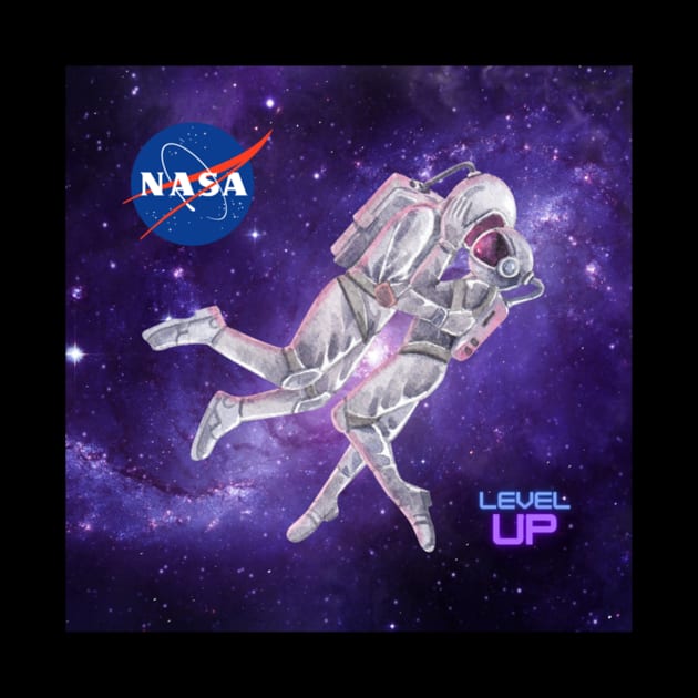 Astronaut Astronauts Space Walking Floating in Space Astro Space city Houston 3 by SammyLukas