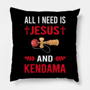 I Need Jesus And Kendama Pillow