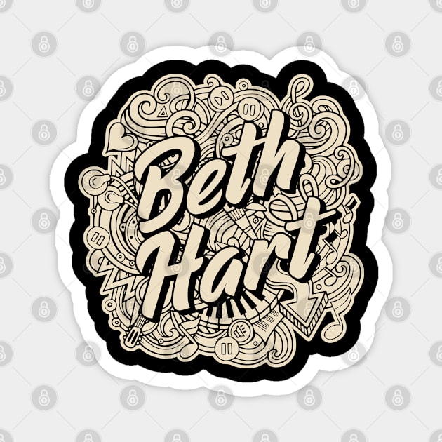 Beth Hart - Vintage Magnet by graptail