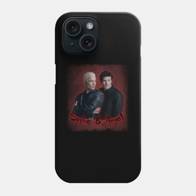 Spike & Angel Vintage Look Phone Case by CharXena