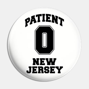 Patient Zero Zombie New Jersey - Black Pin