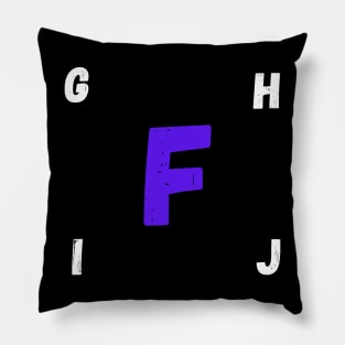 letter F Pillow