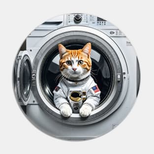 Washing Machine Catspaceship III Pin