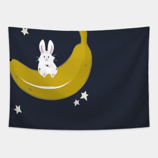 Banana Moon Tapestry