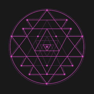 Pink Circles and Triangles T-Shirt