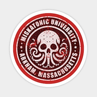 Retro Miskatonic University Fan Design Magnet