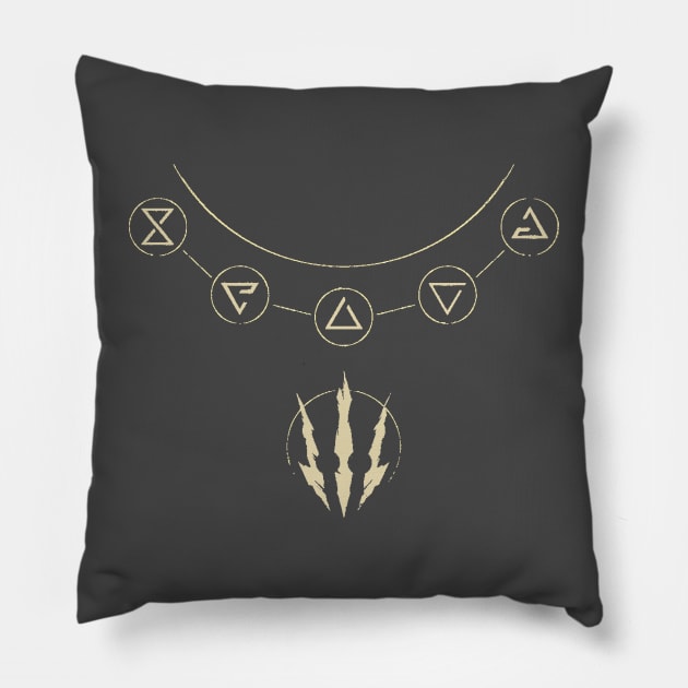 witcher symbols Pillow by Lamink