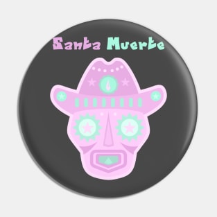 Santa Muerte / pink_green Pin